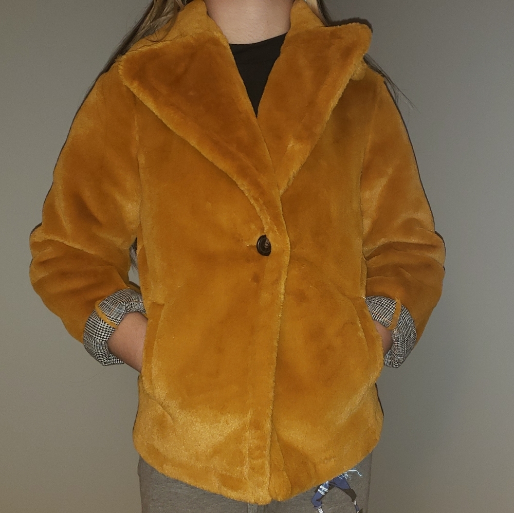 Avec Les Filles Faux Fur Coat